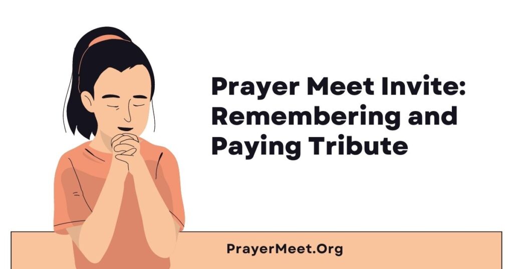 Prayer Meet Invite