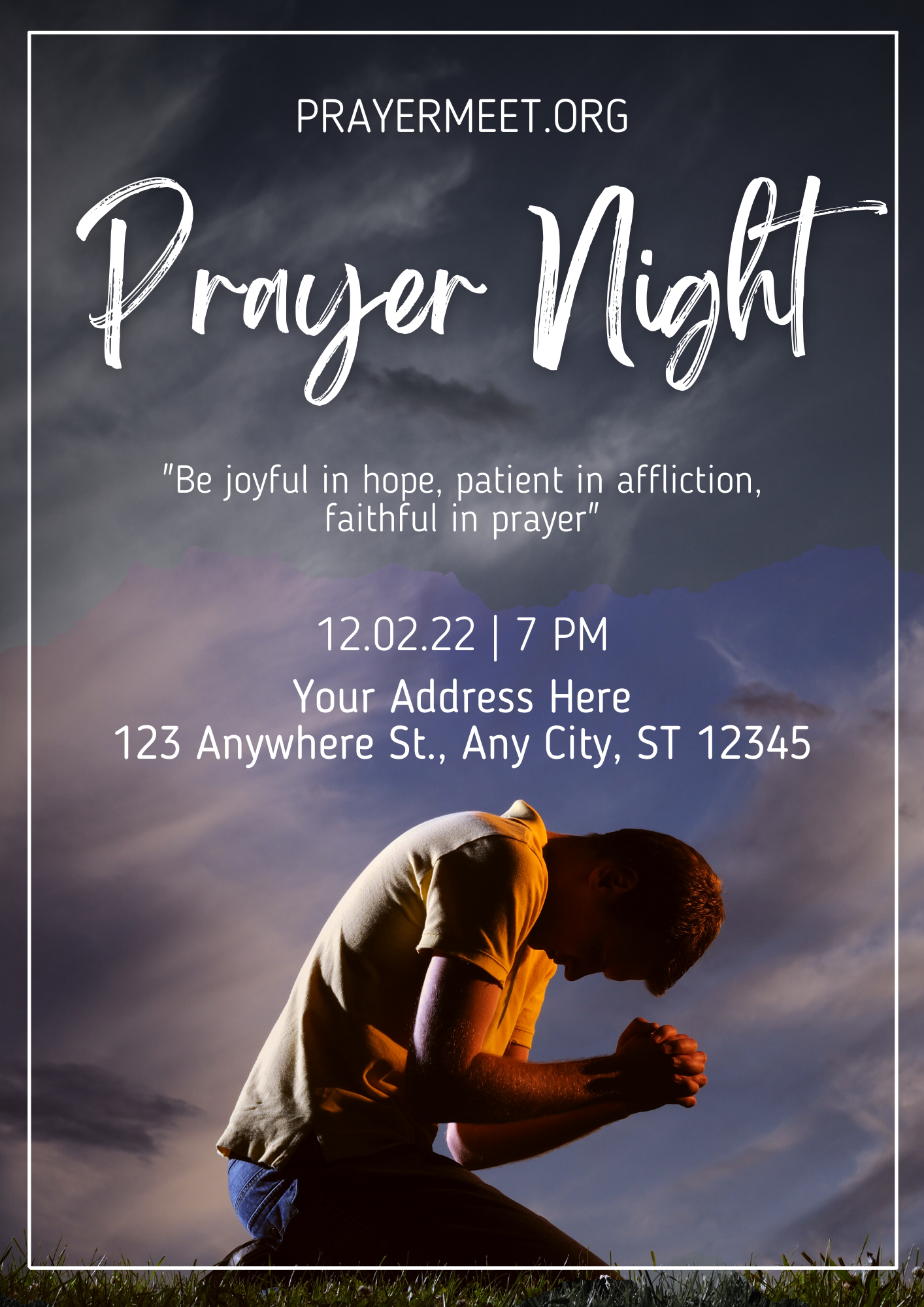 Prayer meet invite